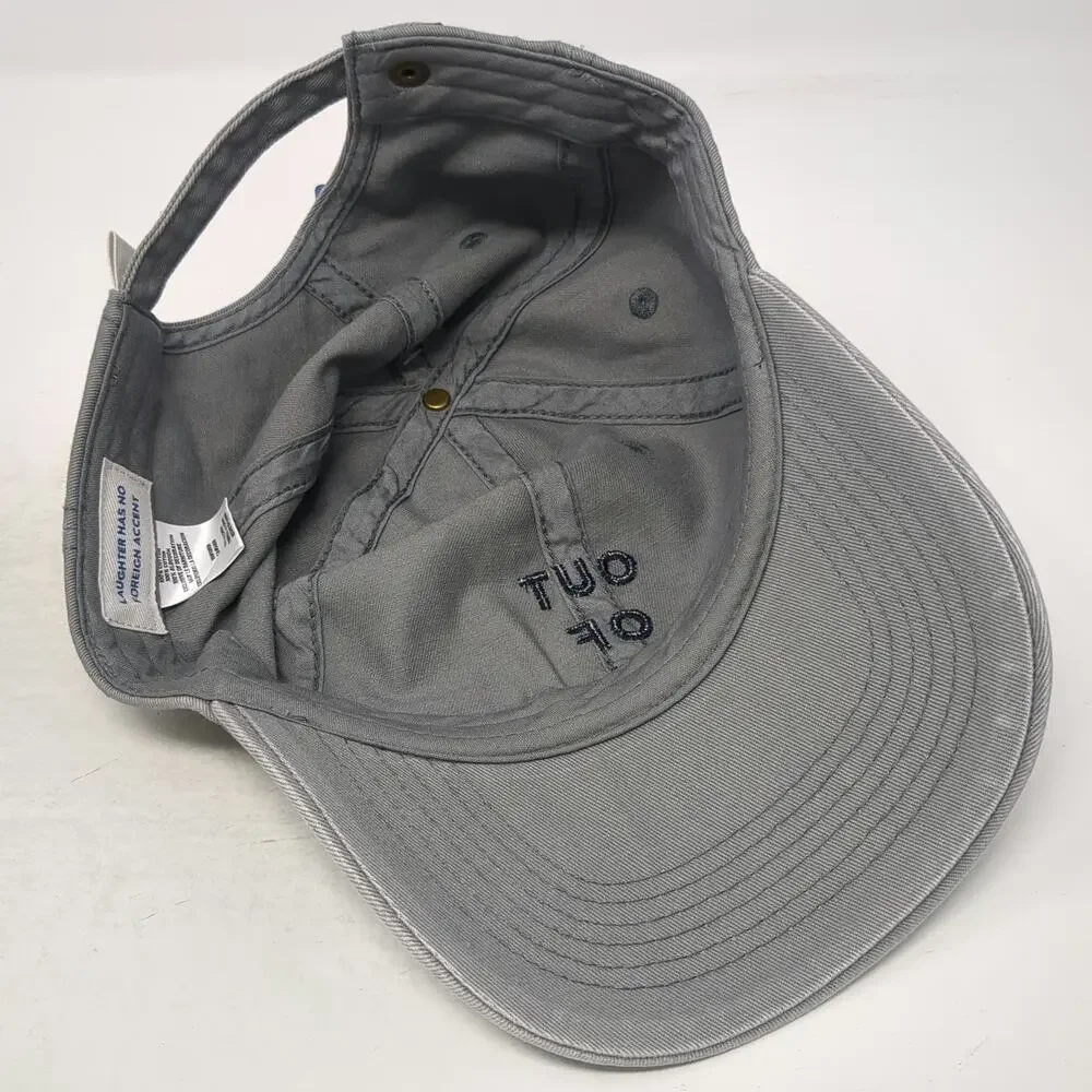 Life is Good Baseball Cap Gray One Size Out of Office Cotton Adjustable Hat